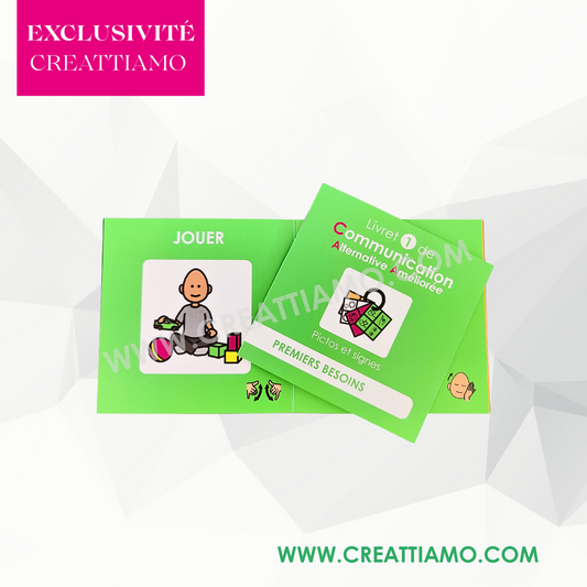 1-Livret de communication* enfant – Pictogrammes & signes LSF – Premiers besoins
